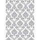 Light Grey Damask Invitations Image 2 of 7